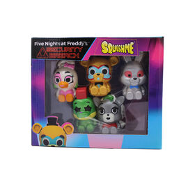 Figurines SquishMe Five Nights at Freddy's Security Breach - Ensemble de collection