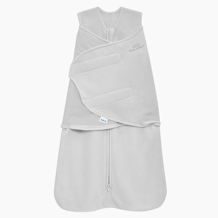 Swaddle Fleece Sleepsack - Grey Small