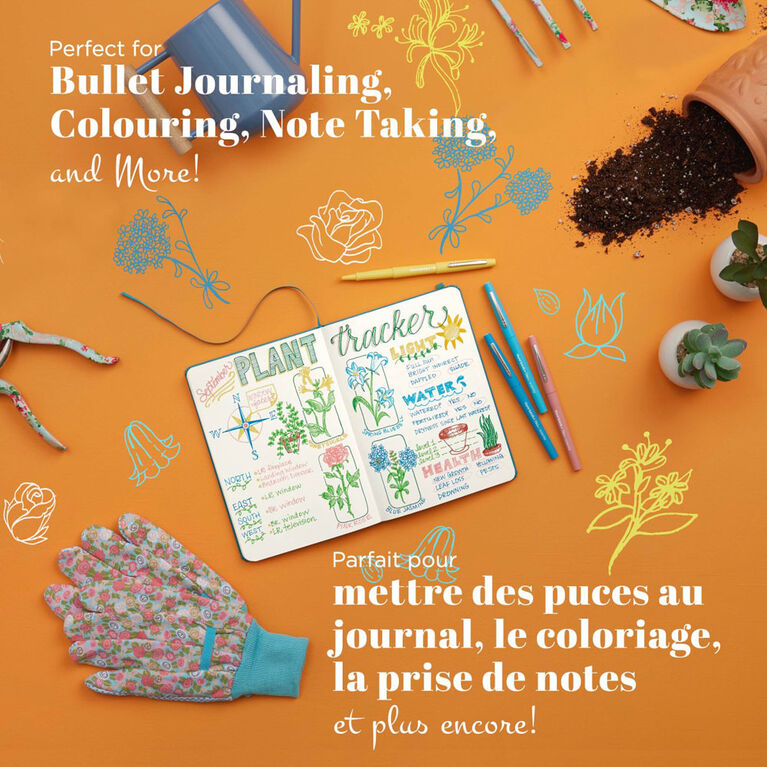 Stylos-feutres parfumés escapade dans la nature Paper Mate Flair, pointe moyenne (0,7 mm), parfums et couleurs assortis, 6 unités