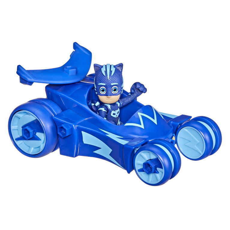 Pyjamasques, jouet préscolaire Chat-Bolide, voiture de Yoyo avec figurine Yoyo