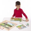 Melissa & Doug Jeu d'images assorties magnétiques en bois avec 119 aimants et cartes de scène