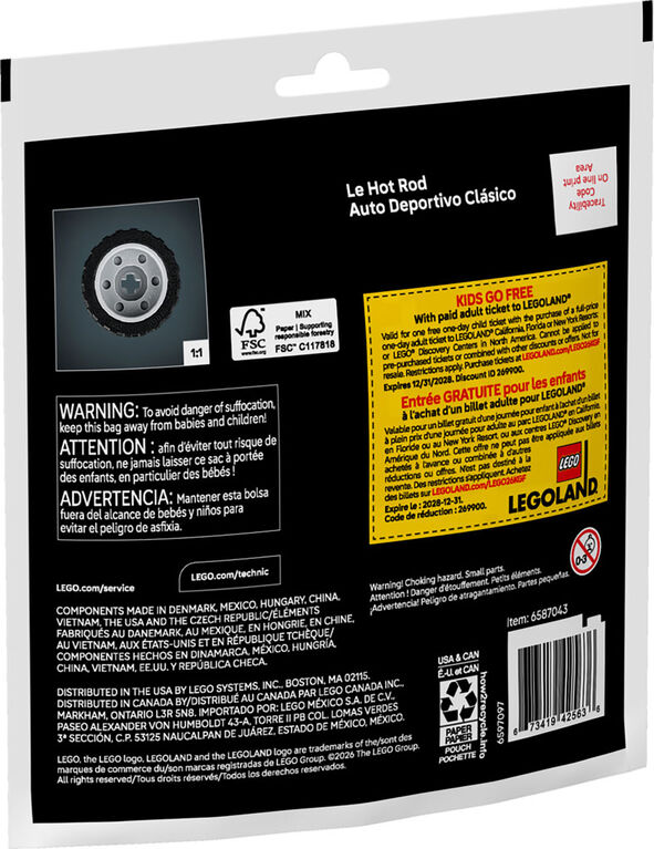 LEGO Technic Hot Rod Car 30735