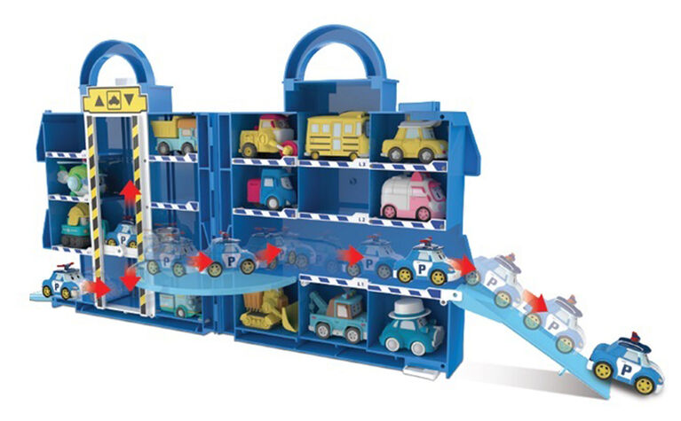 Robocar Poli Headquarter Car Park Storage