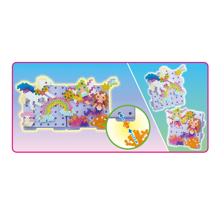 Aquabeads Enchanted World Complete Arts and Crafts Bead Kit fot Children- over 1,000 beads and Display Stand