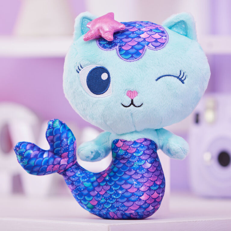 Gabby's Dollhouse, Peluche senchationnelle Marine de 20,3 cm, peluches pour enfants