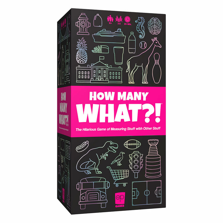 USAopoly How Many What?! Board Game - English Edition