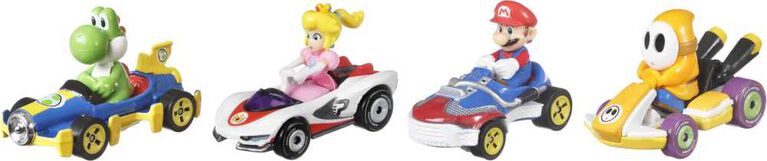 Hot Wheels Mariokart Vehicle 4 Pack