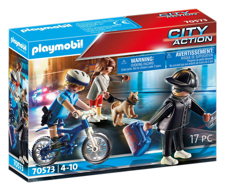 Playmobil - Police Bicycle with Thief