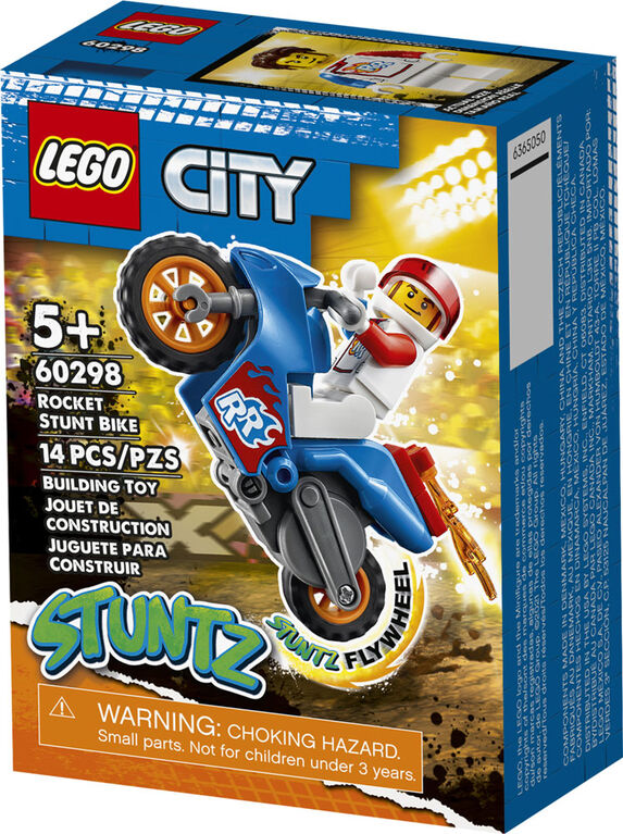 LEGO City Stuntz La moto fusée 60298 (14 pièces)