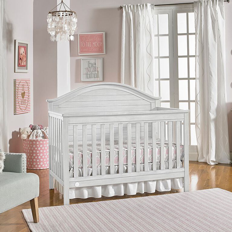 Fisher-Price Liam Convertible Crib - Wire Brushed White