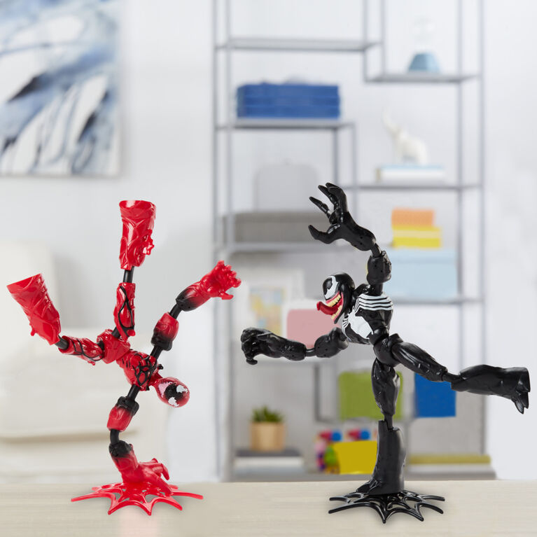 Marvel Spider-Man Bend and Flex - Venom Vs Carnage figurines articulées