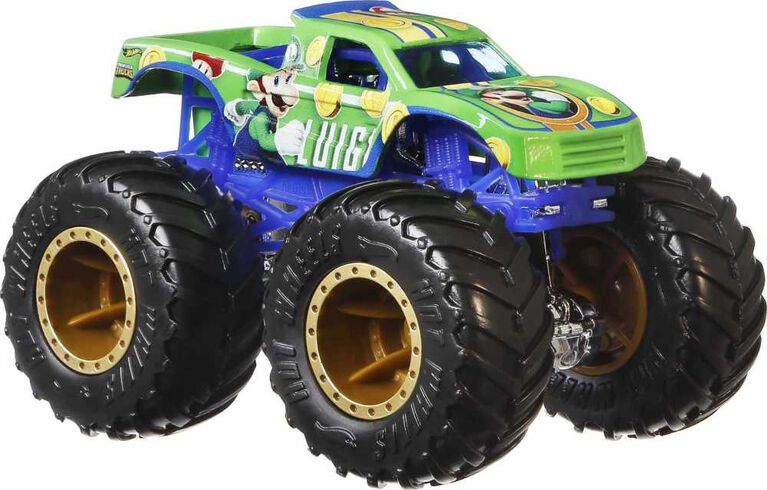 Camions Dinosaures ​Jurassic World Monster Trucks Hot Wheels, jouet &agrave; l'&eacute;chelle&nbsp;1:64