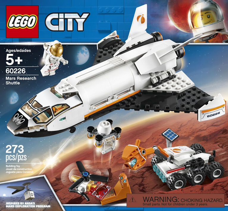 LEGO City Space Port Mars Research Shuttle 60226 (273 pieces)