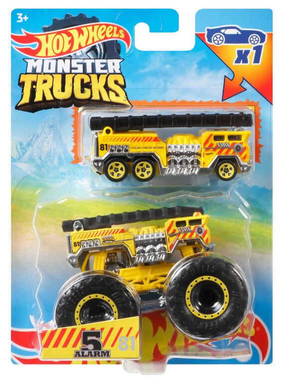 Hot Wheels Monster Trucks 5 Alarm Vehicle