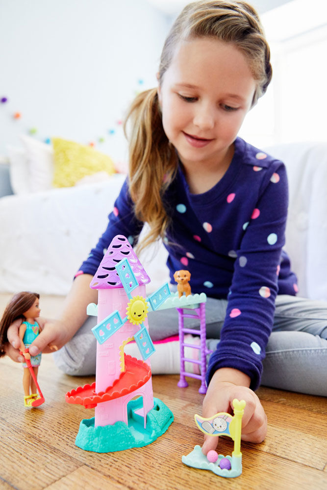 Barbie club chelsea mini golf playset discount