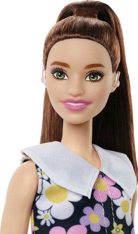 Barbie - Fashionistas - Poupée187, robe droite, prothèses auditives
