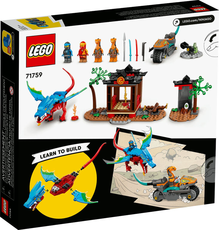 LEGO NINJAGO Le temple du dragon ninja71759 Ensemble de construction (161 pièces)