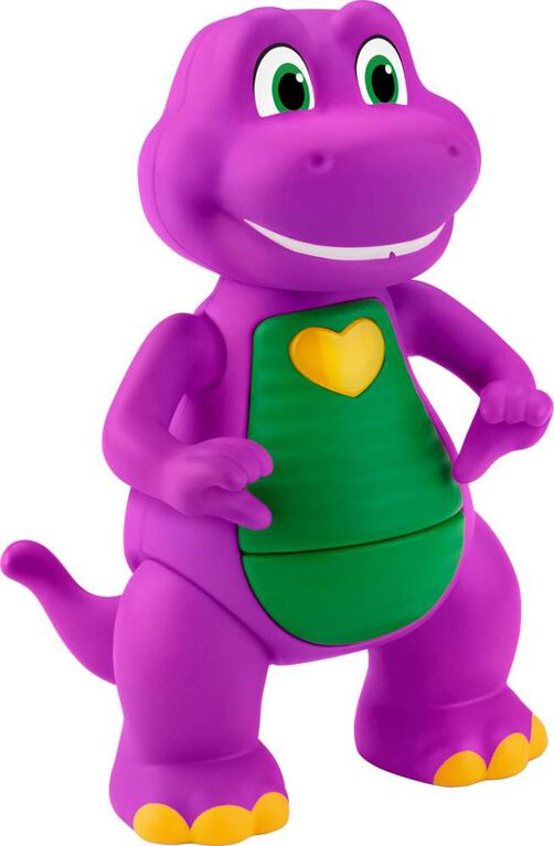 Fisher-Price Barney's World Heart Hands Barney Toy Figure with Music & Lights for Kids