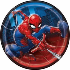 Spider-Man  7"  Plates, 8 pieces