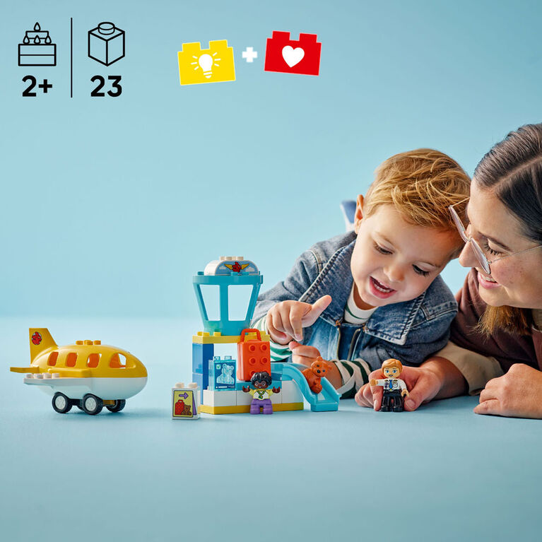 LEGO DUPLO Town First Time at the Airport Building Toy & Pretend Play Set for Kids, Ages 1.5+ - 10443 LEGO DUPLO Town First Time at the Airport Building Toy & Pretend Play Set for Kids, Ages 1.5+ - 10443