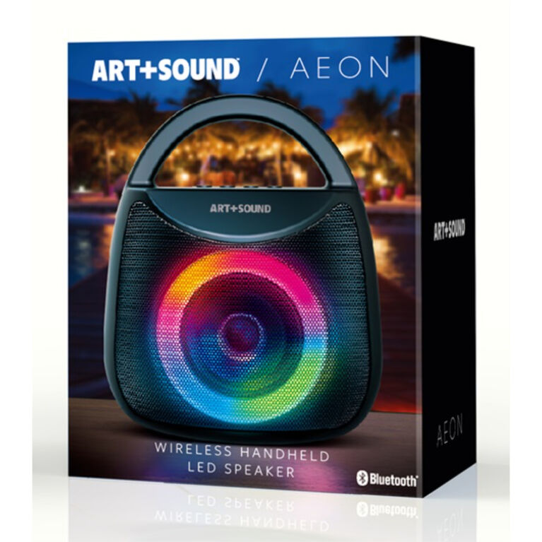 Art+Sound Wireless Handheld LED Speaker - Édition anglaise