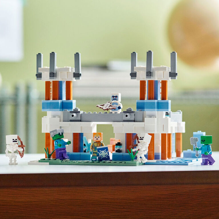 LEGO Minecraft Le château de glace 21186 Ensemble de construction (499 pièces)