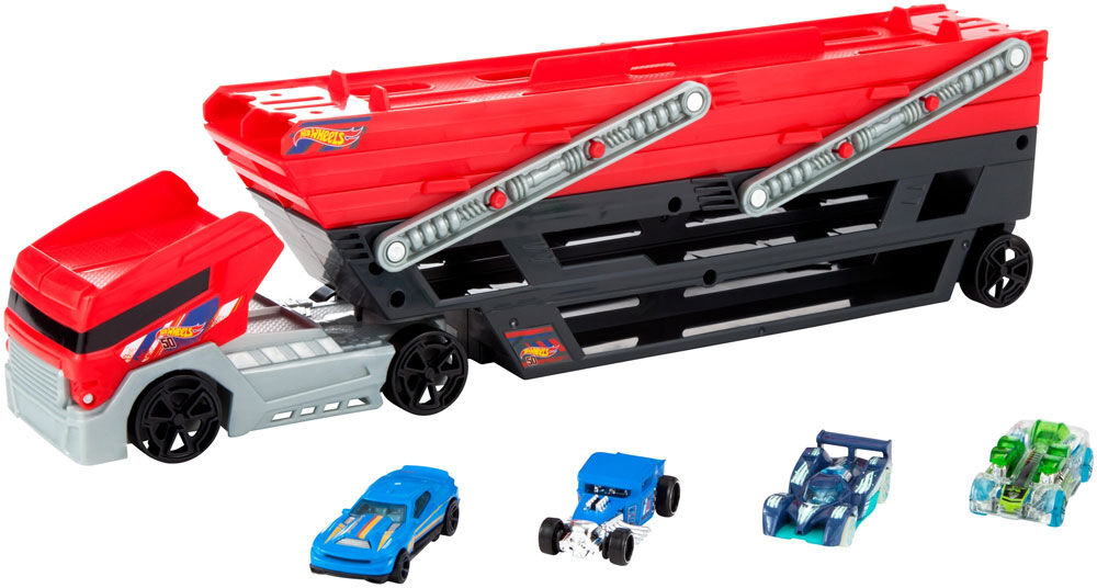 Hot Wheels Mega Hauler 4 Cars Vehicles Toys R Us Canada