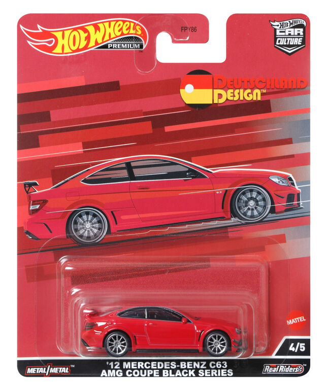 Hot Wheels Car Culture Circuit Legends Mercedes Benz C63 Coupe Black Series Vehicle