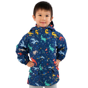 Vestes de Pluie Doublées en Polaire pour Enfants | Dinosaures de l’Espace - 3T (3-4A)