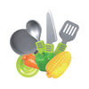 Toy Chef Children's Chef's Kitchen Block Set With Interactive Lights & Music