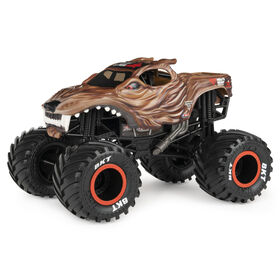 Monster Jam, Official Wolf's Head Monster Truck, Collector Die-Cast Vehicle, 1:24 Scale