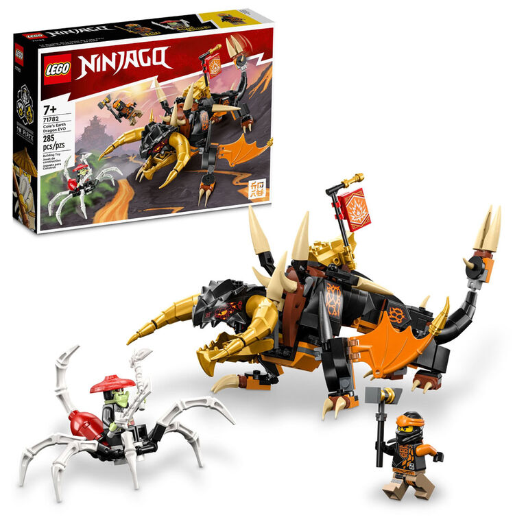 LEGO NINJAGO Le dragon de la terre de Cole EVO 71782 Ensemble de jeu de construction (285 pièces)