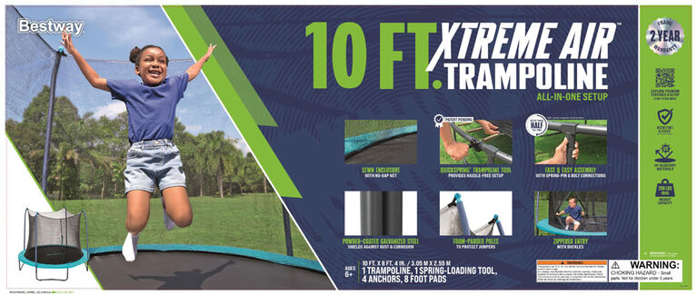 Bestway 10' x 8'4" Xtreme Air Trampoline