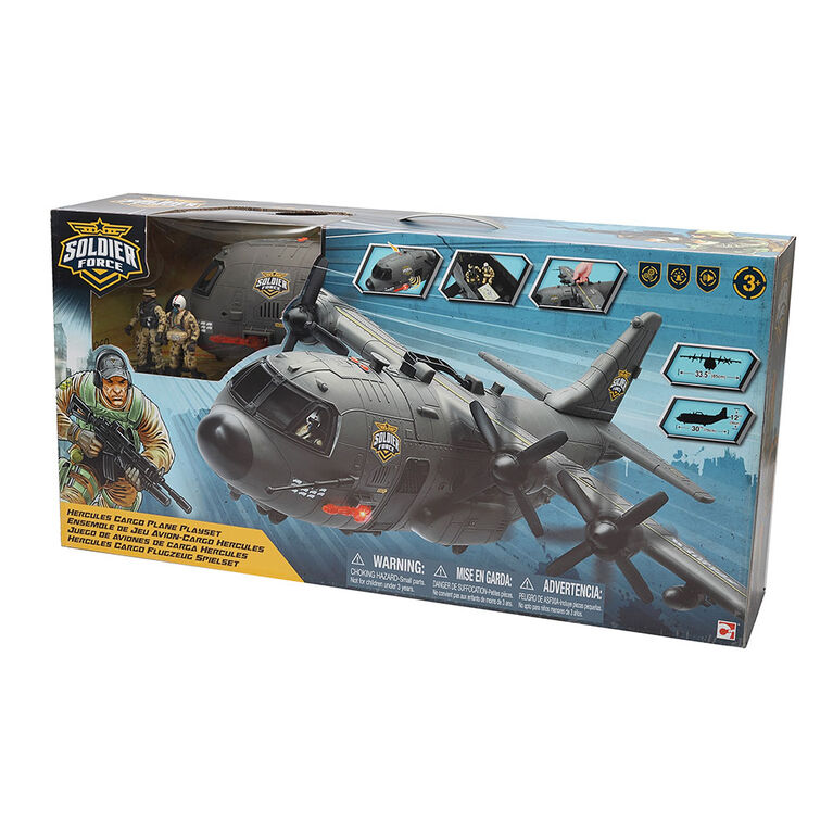 Force Militaire Ensemble de Jeu Avion-Cargo Hercules. - Notre Exclusivité