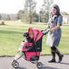 Poussette pour animal domestique Regal PLUS de Gen7Pets - Framboise