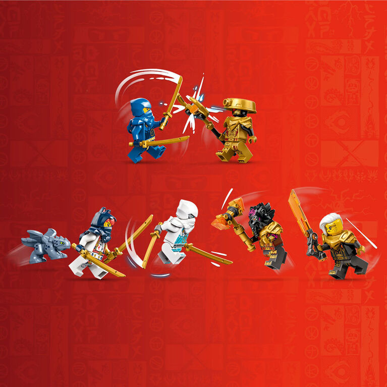 LEGO 71796 Ninjago Le Dragon Élémentaire Contre Le Robot de l