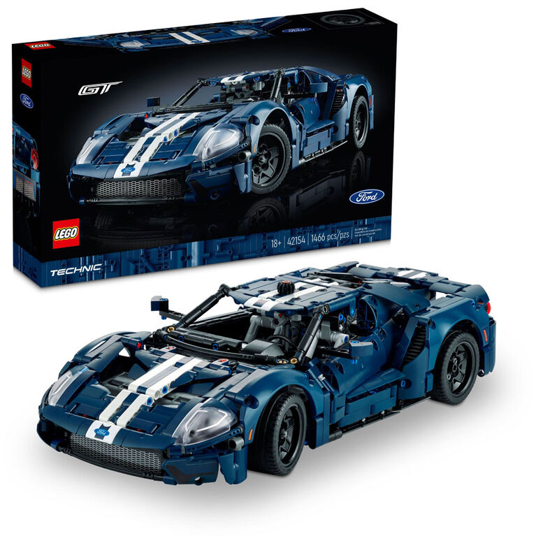 LEGO Technic 2022 Ford GT 42154 Ensemble de construction pour adultes (1  466 pièces)