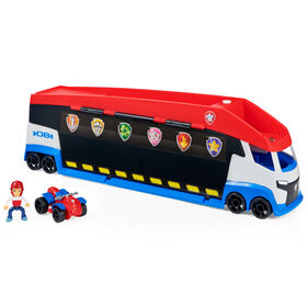 PAW Patrol, Transforming PAW Patroller with Dual Vehicle Launchers, Ryder Action Figure and ATV Toy Car