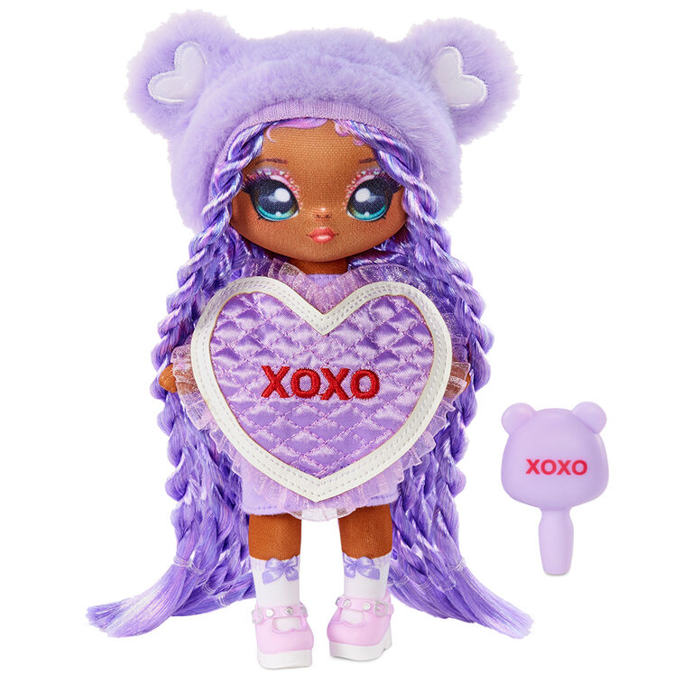 Na Na Na Surprise Eva Evermore - Lavender Teddy Bear-Inpired 7.5" Fashion Doll