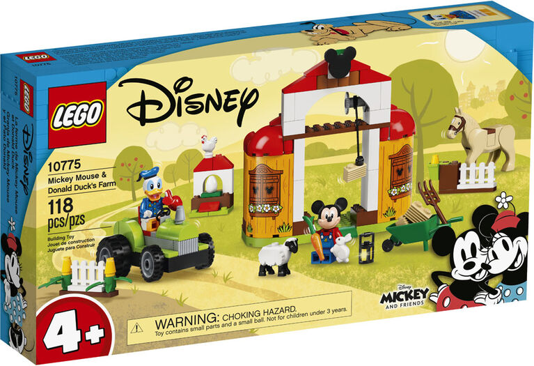 LEGO Mickey and Friends La ferme de Mickey Mouse et Donald Duck 10775 (118 pièces)