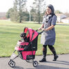 Poussette pour animal domestique Regal PLUS de Gen7Pets - Framboise