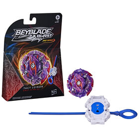 Beyblade Burst Pro Series, Starter Pack toupie de compétition Tact Lúinor de type équilibre et lanceur