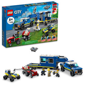 LEGO City Le camion de commandement mobile de la police 60315 Ensemble de construction (436 pièces)