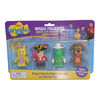The Wiggles Figurines 4-pack: Dorothy, Captain Feathersword, Shirley and Wags - English Edition