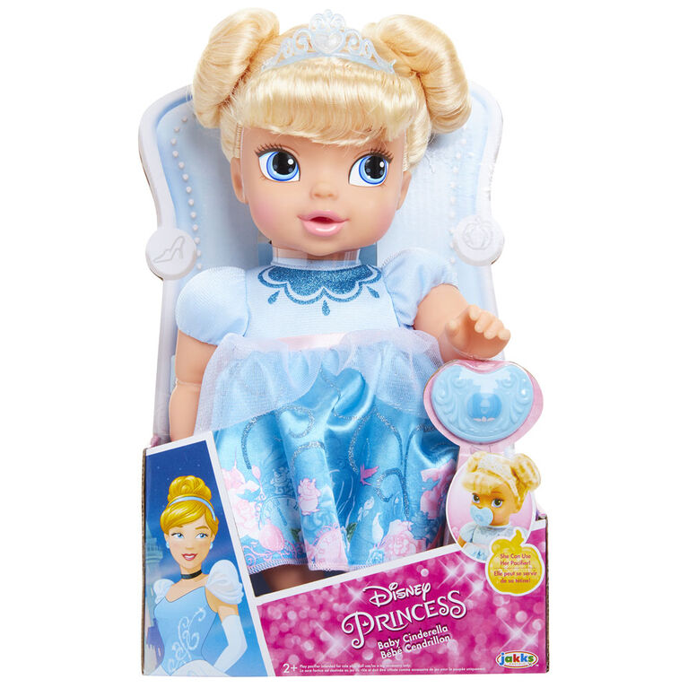 Disney Princess Deluxe Cinderella Baby Doll with Pacifier Toys R Us