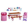 Disney Princess Comfy Squad Camion gourmand, jouet avec 16 accessoires, crèmerie factice