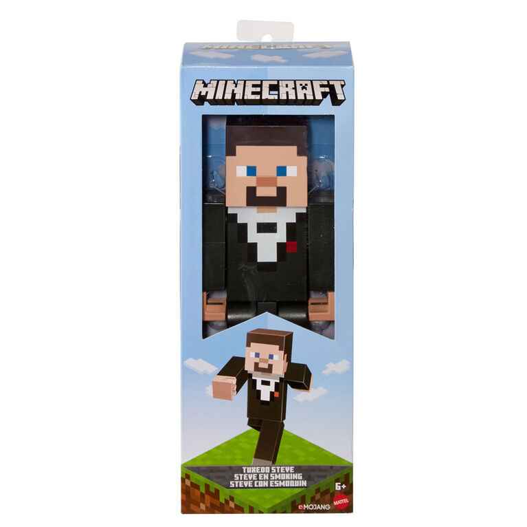 Minecraft - Figurines Articulées Grand Format Steve Tuxedo
