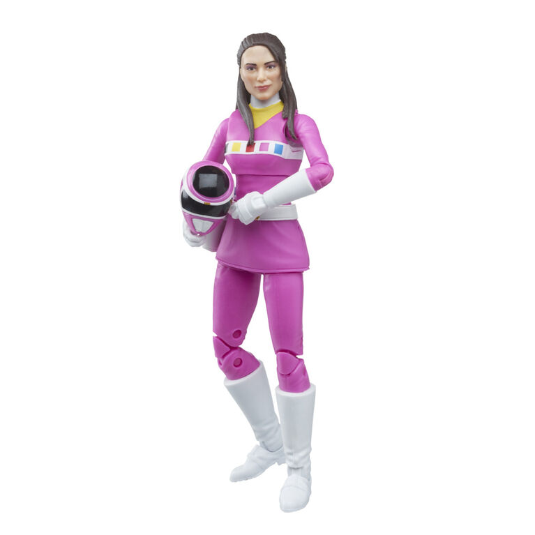 Power Rangers Lightning Collection, In Space Ranger rose, figurine articul&eacute;e premium de 15 cm de collection