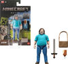 Minecraft Steve Action Figure & Accessories, 4-inch Toy Set Inspired by A Minecraft Movie