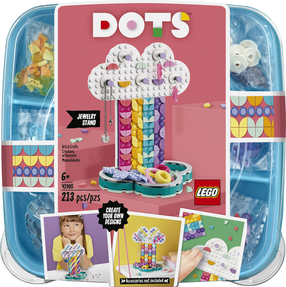 Lego dots shop jewelry stand